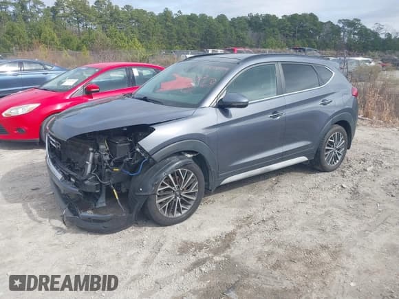 ✅ 2021 Hyundai Tucson Ultimate • VIN: KM8J3CAL5MU335383 • Lot: 41431899. Wystawiony na IAAI z przebiegiem 85 671 mil. Bezpłatny archiwum sprzedaży aukcyjnych z USA i szczegółowy raport historii pojazdu na DreamBid. Zdjęcie 2.