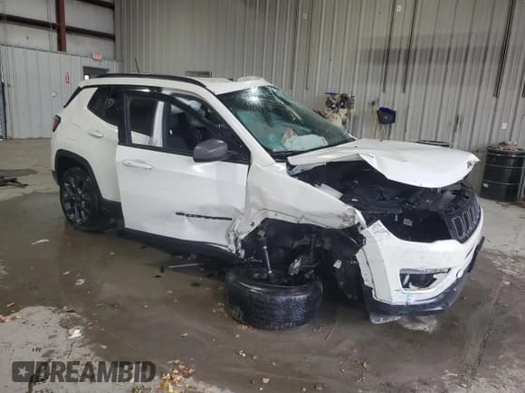 ✅ 2021 Jeep Compass 80th Anniversary • VIN: 3C4NJDEBXMT537049 • Lot: 93045425. Listed on Copart with Not provided. Free auction sales archive from the USA and detailed vehicle history report at DreamBid. Image 4.