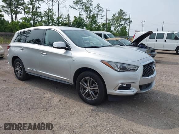 ✅ 2020 Infiniti QX60 Luxe • VIN: 5N1DL0MN9LC528083 • Lot: 42414461. Listed on IAAI with 87,812 mi. Free auction sales archive from the USA and detailed vehicle history report at DreamBid. Image 1.