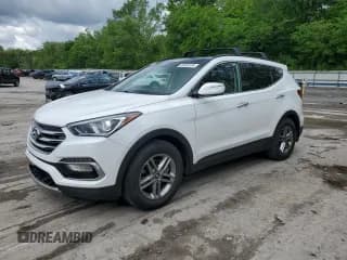✅ 2018 Hyundai Santa Fe 2.4L • VIN: 5XYZU3LB0JG535142 • Лот: 54586104. Опубликован ранее на Copart с пробегом 58 661 миль. Бесплатный доступ к архиву аукционных продаж из США и подробный отчёт об истории автомобиля на DreamBid. Изображение 1.