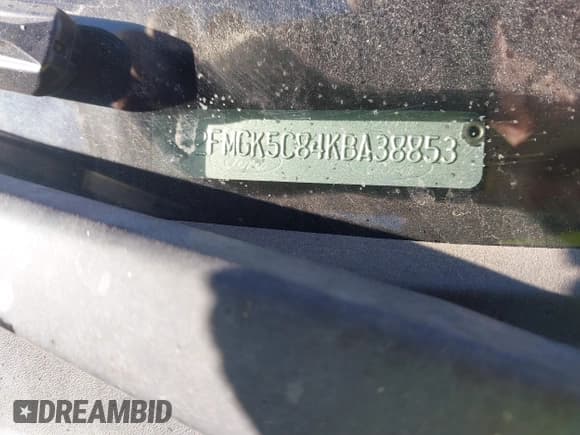 ✅ 2019 Ford Flex SEL • VIN: 2FMGK5C84KBA38853 • Lot: 43422019. Listed on IAAI with 107,895 mi. Free auction sales archive from the USA and detailed vehicle history report at DreamBid. Image 9.