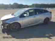 2021 Toyota Prius L Eco with VIN JTDKAMFU7M3137514, listed as a Copart auction lot 85843795 with 31,718 mi miles and Salvage title. Bid and sale history available at DreamBid. Image 1.