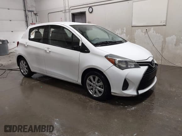 ✅ 2015 Toyota Yaris L • VIN: VNKKTUD38FA041109 • Lot: 42565781. Listed on IAAI with 124,929 mi. Free auction sales archive from the USA and detailed vehicle history report at DreamBid. Image 1.