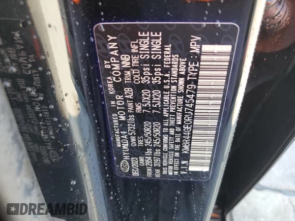 ✅ 2024 Hyundai Palisade SEL • VIN: KM8R44GE0RU745479 • Лот: 74239764. Опубликован ранее на Copart с пробегом 6 458 миль. Бесплатный доступ к архиву аукционных продаж из США и подробный отчёт об истории автомобиля на DreamBid. Изображение 14.