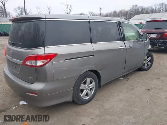 ✅ 2012 Nissan Quest SL • VIN: JN8AE2KP0C9045679 • Lot: 41802148. Wystawiony na IAAI z przebiegiem 165 105 mil. Bezpłatny archiwum sprzedaży aukcyjnych z USA i szczegółowy raport historii pojazdu na DreamBid. Zdjęcie 4.