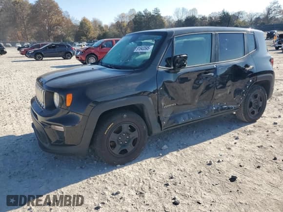 ✅ 2020 Jeep Renegade Sport • VIN: ZACNJAAB9LPL96207 • Lot: 91843595. Wystawiony na Copart z przebiegiem 89 793 mil. Bezpłatny archiwum sprzedaży aukcyjnych z USA i szczegółowy raport historii pojazdu na DreamBid. Zdjęcie 1.