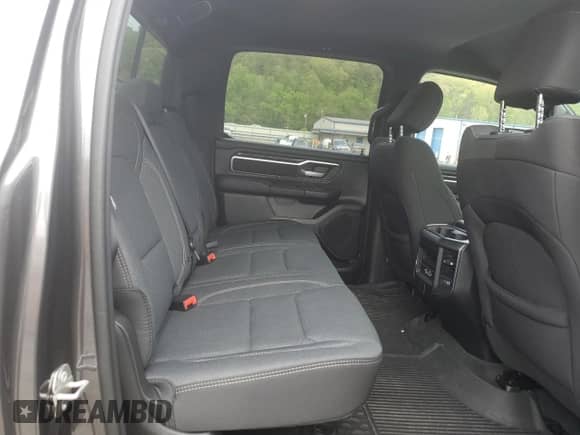 2024 Ram 1500 Big Horn with VIN 1C6RRFFG9RN228378, listed as a Copart auction lot 55941635 with 9,201 mi miles and Salvage title. Bid and sale history available at DreamBid. Image 10.