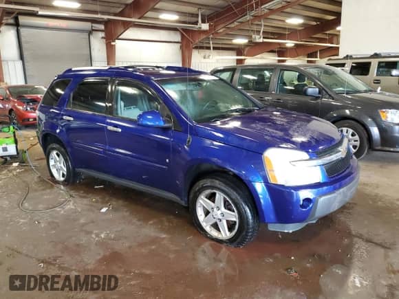 2006 Chevrolet Equinox LT z VIN 2CNDL63F066114362, wystawiony jako Copart lot #61410965 z przebiegiem 163 184 mil mil oraz Czysty tytuł • Clean title. Historia ofert i sprzedaży dostępna na DreamBid. Obrazek 4.