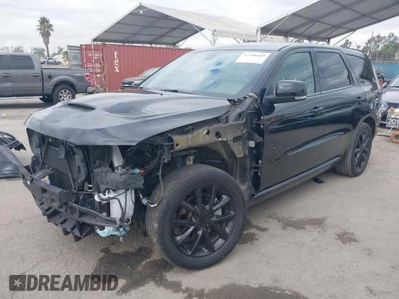 ✅ 2018 Dodge Durango GT • VIN: 1C4RDHDG2JC184018 • Lot: 43700409. Listed on IAAI with 175,644 mi. Free auction sales archive from the USA and detailed vehicle history report at DreamBid. Image 2.