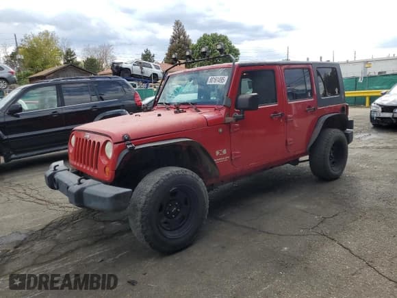 ✅ 2007 Jeep Wrangler Unlimited X • VIN: 1J4GA39107L158043 • Лот: 80161495. Опубликован ранее на Copart с пробегом 243 074 миль. Бесплатный доступ к архиву аукционных продаж из США и подробный отчёт об истории автомобиля на DreamBid. Изображение 1.