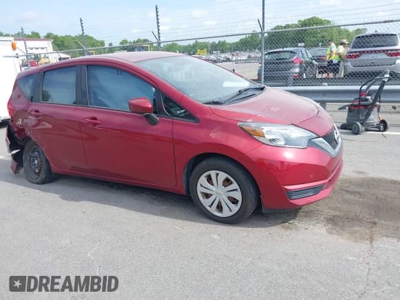 ✅ 2017 Nissan Note SV • VIN: 3N1CE2CP0HL374970 • Lot: 42081165. Listed on IAAI with 87,808 mi. Free auction sales archive from the USA and detailed vehicle history report at DreamBid. Image 1.