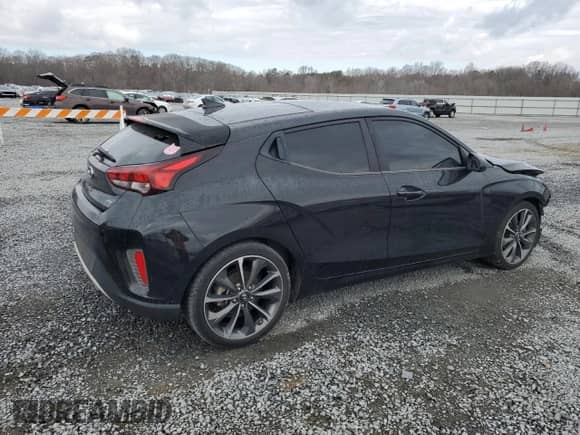 2019 Hyundai Veloster 2.0 z VIN KMHTG6AF3KU001522, wystawiony jako Copart lot #45362755 z przebiegiem 72 963 mil mil oraz Szkoda całkowita • Salvage title. Historia ofert i sprzedaży dostępna na DreamBid. Obrazek 3.