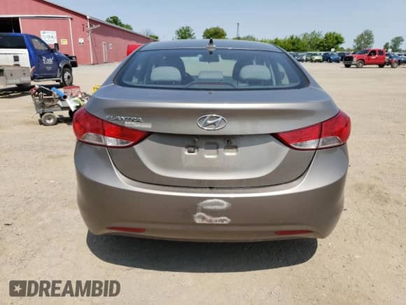 2013 Hyundai Elantra Limited with VIN 5NPDH4AE1DH152342, listed as a Copart auction lot 58754365 with 280,987 mi miles and Clean title. Bid and sale history available at DreamBid. Image 6.