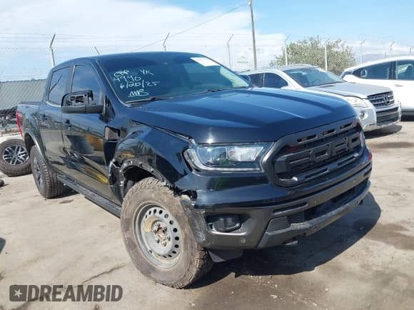 ✅ 2021 Ford Ranger XL • VIN: 1FTER4FH7MLD94990 • Lot: 43023558. Listed on IAAI with 94,593 mi. Free auction sales archive from the USA and detailed vehicle history report at DreamBid. Image 1.