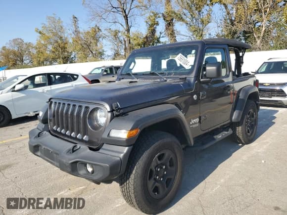 ✅ 2020 Jeep Wrangler Willys • VIN: 1C4GJXAN0LW104763 • Lot: 75651004. Listed on Copart with 54,061 mi. Free auction sales archive from the USA and detailed vehicle history report at DreamBid. Image 1.