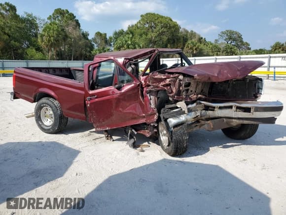 ✅ 1996 Ford F-150 • VIN: 1FTEX14H4TKA01247 • Lot: 58019275. Listed on Copart with Not provided. Free auction sales archive from the USA and detailed vehicle history report at DreamBid. Image 4.