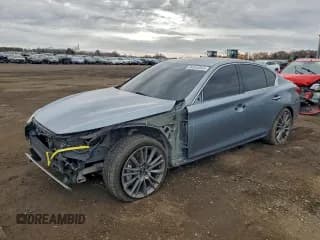 ✅ 2015 Infiniti Q50 • VIN: JN1BV7AP4FM339556 • Lot: 94034845. Listed on Copart with 92,620 mi. Free auction sales archive from the USA and detailed vehicle history report at DreamBid. Image 1.
