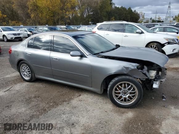 ✅ 2006 Infiniti G35 • VIN: JNKCV51F76M610301 • Lot: 87213555. Listed on Copart with 256,702 mi. Free auction sales archive from the USA and detailed vehicle history report at DreamBid. Image 4.