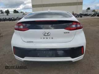 2017 Hyundai Ioniq SEL with VIN KMHC75LC1HU049378, listed as a Copart auction lot 63281973 with Not provided miles and . Bid and sale history available at DreamBid. Image 6.