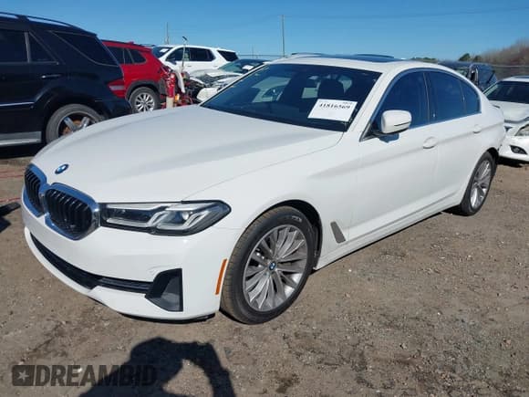 ✅ 2021 BMW 5 Series 530i xDrive • VIN: WBA13BJ0XMCG37729 • Lot: 41816569. Listed on IAAI with 59,351 mi. Free auction sales archive from the USA and detailed vehicle history report at DreamBid. Image 2.