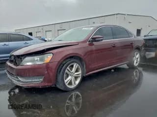 ✅ 2014 Volkswagen Passat SE • VIN: 1VWBN7A31EC084599 • Lot: 95128065. Listed on Copart with 110,444 mi. Free auction sales archive from the USA and detailed vehicle history report at DreamBid. Image 1.