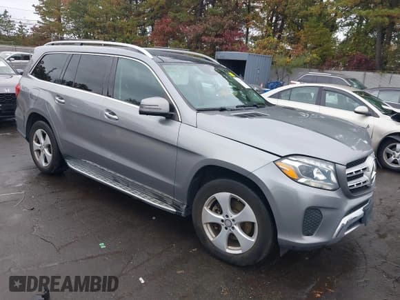 ✅ 2017 Mercedes-Benz GLS 450 • VIN: 4JGDF6EE2HA760214 • Lot: 43554493. Wystawiony na IAAI z przebiegiem 124 139 mil. Bezpłatny archiwum sprzedaży aukcyjnych z USA i szczegółowy raport historii pojazdu na DreamBid. Zdjęcie 1.