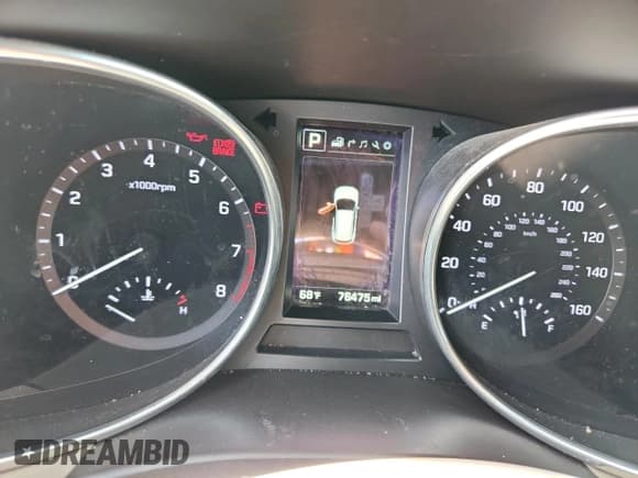 ✅ 2017 Hyundai Santa Fe 2.4L • VIN: 5XYZUDLB3HG462560 • Lot: 89849245. Listed on Copart with 76,475 mi. Free auction sales archive from the USA and detailed vehicle history report at DreamBid. Image 9.