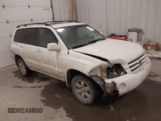 2001 Toyota Highlander с VIN JTEGD21A410017192, выставлен на аукционе IAAI как лот 41346278 с пробегом 279 320 миль миль и . История ставок и продаж доступна на DreamBid. Изображение 1.