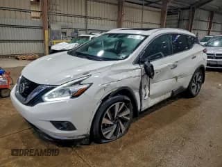 ✅ 2017 Nissan Murano SV • VIN: 5N1AZ2MG5HN106242 • Lot: 95559505. Wystawiony na Copart z przebiegiem 108 514 mil. Bezpłatny archiwum sprzedaży aukcyjnych z USA i szczegółowy raport historii pojazdu na DreamBid. Zdjęcie 1.