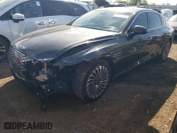 ✅ 2023 Genesis G80 • VIN: KMTGE4S14PU003646 • Лот: 52738024. Опубликован ранее на Copart с пробегом 7 839 миль. Бесплатный доступ к архиву аукционных продаж из США и подробный отчёт об истории автомобиля на DreamBid. Изображение 1.