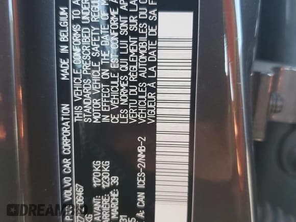 ✅ 2023 Volvo V60 Plus • VIN: YV4L12WZ7P2106467 • Лот: 65914705. Опубликован ранее на Copart с пробегом 47 906 миль. Бесплатный доступ к архиву аукционных продаж из США и подробный отчёт об истории автомобиля на DreamBid. Изображение 12.