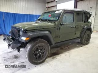 ✅ 2022 Jeep Wrangler Unlimited Sport S • VIN: 1C4HJXDN2NW132471 • Лот: 72798144. Опубликован ранее на Copart с пробегом 39 106 миль. Бесплатный доступ к архиву аукционных продаж из США и подробный отчёт об истории автомобиля на DreamBid. Изображение 1.
