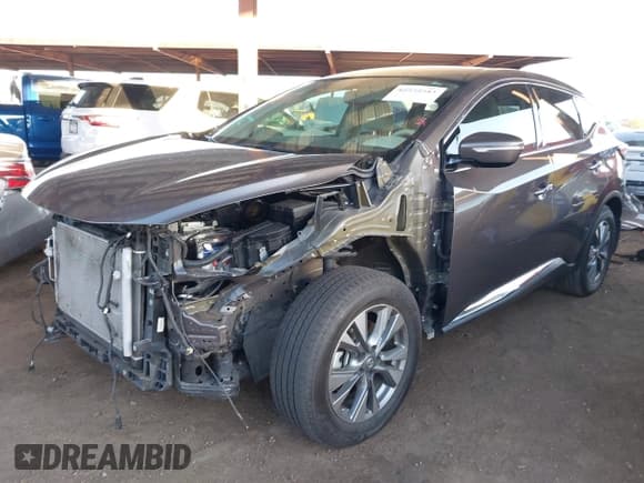 ✅ 2015 Nissan Murano S • VIN: 5N1AZ2MG8FN266273 • Lot: 42572543. Listed on IAAI with 69,309 mi. Free auction sales archive from the USA and detailed vehicle history report at DreamBid. Image 18.