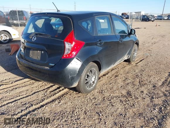 ✅ 2014 Nissan Note SV • VIN: 3N1CE2CP7EL377375 • Lot: 41883797. Listed on IAAI with 125,307 mi. Free auction sales archive from the USA and detailed vehicle history report at DreamBid. Image 4.
