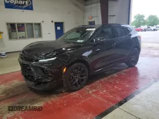 ✅ 2025 Chevrolet Blazer RS • VIN: 3GNKBKRS2SS165649 • Lot: 62931965. Listed on Copart with 3,289 mi. Free auction sales archive from the USA and detailed vehicle history report at DreamBid. Image 1.