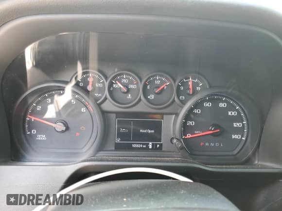 2021 Chevrolet Silverado 1500 Work Truck z VIN 1GCRWAEF4MZ389851, wystawiony jako Copart lot #54560565 z przebiegiem 105 924 mil mil oraz Szkoda całkowita • Salvage title. Historia ofert i sprzedaży dostępna na DreamBid. Obrazek 9.