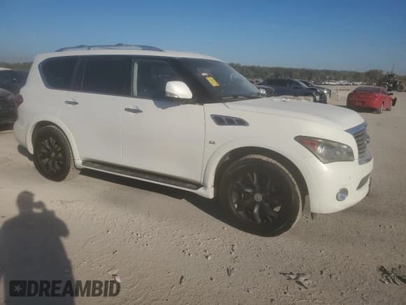 ✅ 2014 Infiniti QX80 • VIN: JN8AZ2ND3E9751652 • Lot: 86836645. Wystawiony na Copart z przebiegiem 107 726 mil. Bezpłatny archiwum sprzedaży aukcyjnych z USA i szczegółowy raport historii pojazdu na DreamBid. Zdjęcie 4.