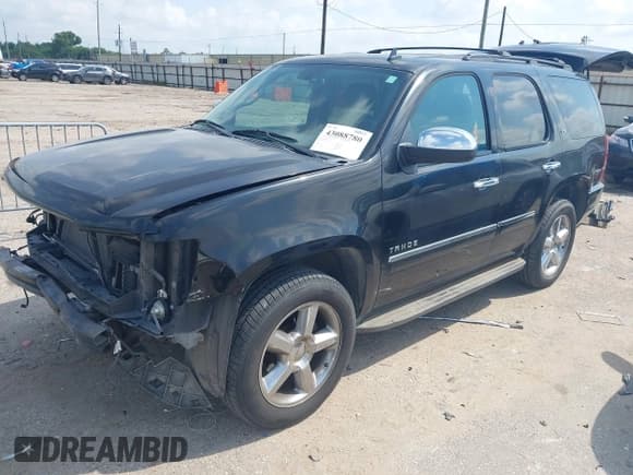 ✅ 2013 Chevrolet Tahoe LTZ • VIN: 1GNSCCE0XDR151771 • Lot: 43088780. Listed on IAAI with 191,788 mi. Free auction sales archive from the USA and detailed vehicle history report at DreamBid. Image 2.
