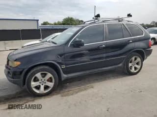 ✅ 2005 BMW X5 4.4i • VIN: 5UXFB53585LV12246 • Лот: 58152045. Опубликован ранее на Copart с пробегом 185 775 миль. Бесплатный доступ к архиву аукционных продаж из США и подробный отчёт об истории автомобиля на DreamBid. Изображение 1.