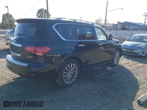 ✅ 2016 Infiniti QX80 • VIN: JN8AZ2NE2G9125635 • Lot: 40679492. Listed on IAAI with 145,666 mi. Free auction sales archive from the USA and detailed vehicle history report at DreamBid. Image 4.