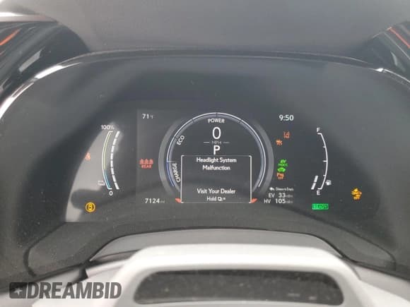 ✅ 2024 Lexus RX 450h+ Luxury • VIN: JTJCJMGAXR2020884 • Lot: 71309355. Listed on Copart with 7,124 mi. Free auction sales archive from the USA and detailed vehicle history report at DreamBid. Image 9.