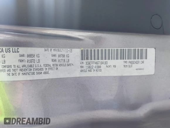 ✅ 2013 FIAT 500 Abarth • VIN: 3C3CFFFH5DT753242 • Лот: 42855958. Опубликован ранее на IAAI с пробегом 144 148 миль. Бесплатный доступ к архиву аукционных продаж из США и подробный отчёт об истории автомобиля на DreamBid. Изображение 9.