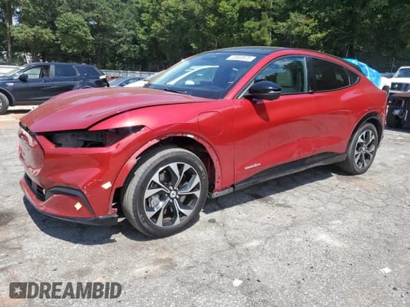✅ 2022 Ford Mustang Mach-E Premium • VIN: 3FMTK3RM5NMA26642 • Lot: 70683875. Listed on Copart with 51,945 mi. Free auction sales archive from the USA and detailed vehicle history report at DreamBid. Image 1.