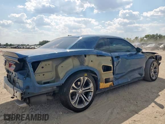 2020 Dodge Challenger R/T with VIN 2C3CDZBT9LH206810, listed as a Copart auction lot 81947315 with 103,097 mi miles and Salvage title. Bid and sale history available at DreamBid. Image 3.