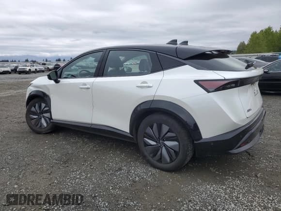 ✅ 2023 Nissan ARIYA Platinum+ • VIN: JN1DF0CD0PM700492 • Lot: 54740585. Listed on Copart with 22,670 mi. Free auction sales archive from the USA and detailed vehicle history report at DreamBid. Image 2.