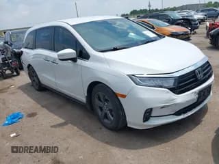 ✅ 2021 Honda Odyssey EX • VIN: 5FNRL6H51MB022260 • Lot: 43035246. Wystawiony na IAAI z przebiegiem 48 919 mil. Bezpłatny archiwum sprzedaży aukcyjnych z USA i szczegółowy raport historii pojazdu na DreamBid. Zdjęcie 1.