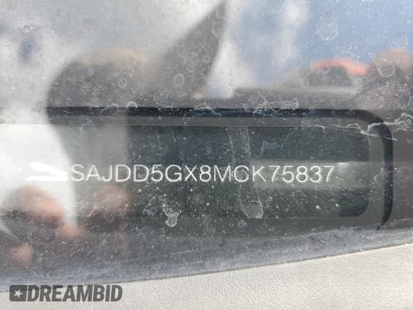 ✅ 2021 Jaguar F-Type P300 • VIN: SAJDD5GX8MCK75837 • Lot: 62200555. Listed on Copart with 35,361 mi. Free auction sales archive from the USA and detailed vehicle history report at DreamBid. Image 13.