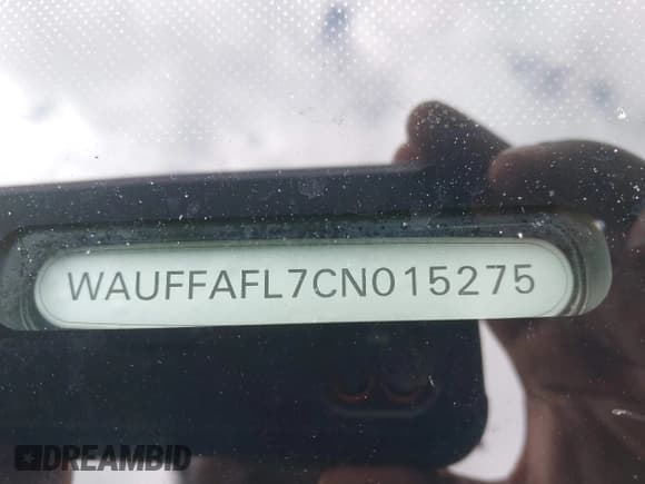 ✅ 2012 Audi A4 Premium Plus • VIN: WAUFFAFL7CN015275 • Lot: 42715305. Listed on IAAI with 163,978 mi. Free auction sales archive from the USA and detailed vehicle history report at DreamBid. Image 9.