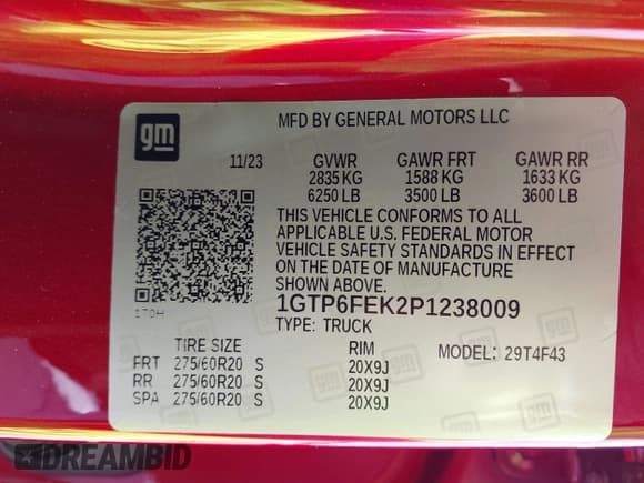 ✅ 2023 GMC Canyon 4WD Denali • VIN: 1GTP6FEK2P1238009 • Лот: 42365436. Опубликован ранее на IAAI с пробегом 24 225 миль. Бесплатный доступ к архиву аукционных продаж из США и подробный отчёт об истории автомобиля на DreamBid. Изображение 9.