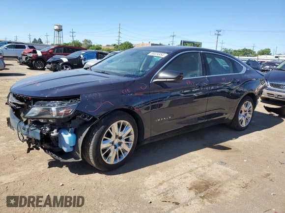 ✅ 2015 Chevrolet Impala LS • VIN: 2G11Z5SL1F9223010 • Лот: 56824954. Опубликован ранее на Copart с пробегом 127 596 миль. Бесплатный доступ к архиву аукционных продаж из США и подробный отчёт об истории автомобиля на DreamBid. Изображение 1.
